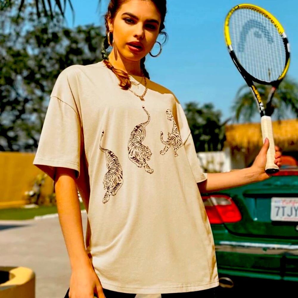 A tiger tee from SHEIN.